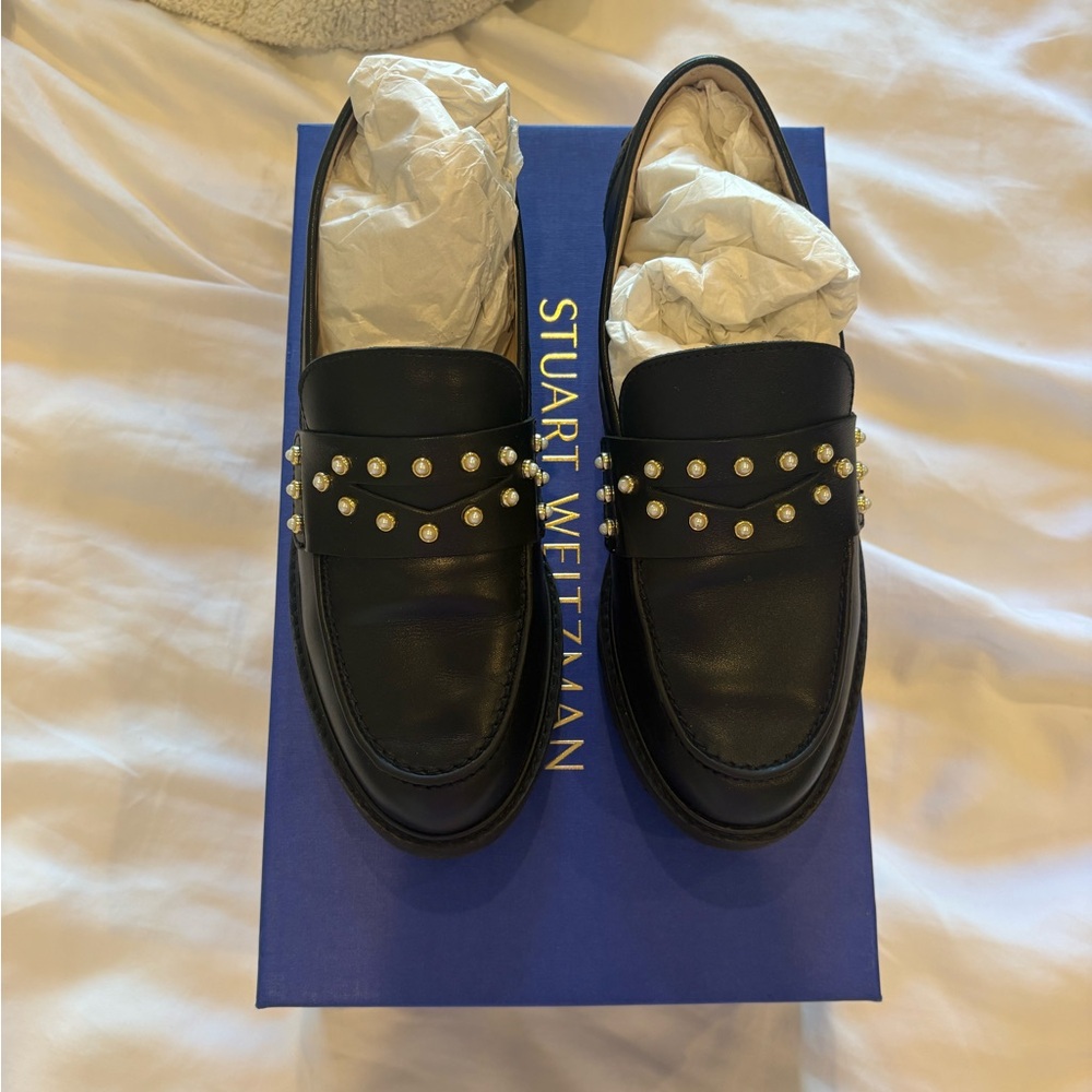 Stuart Weitzman AllPearl Lug Loafer